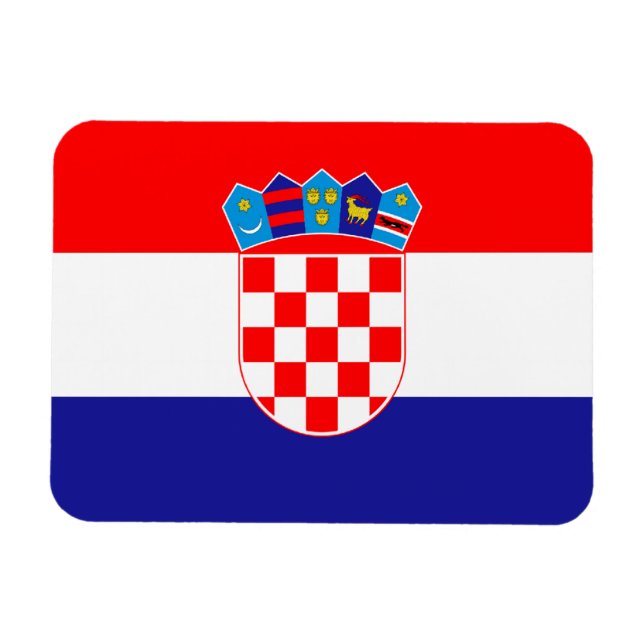 Croatia Flag Magnet (Horizontal)
