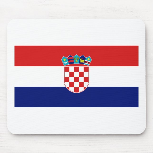 Croatia Flag Mouse Mat (Front)