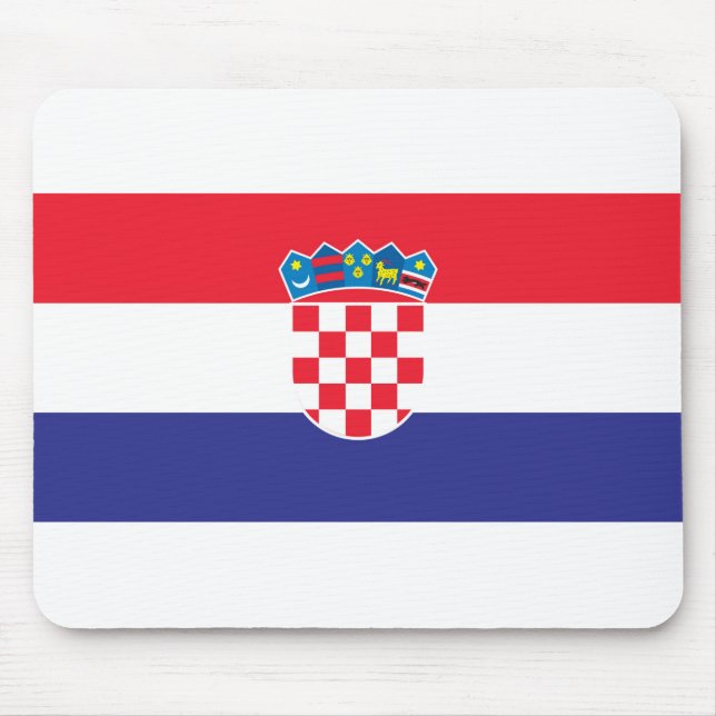 Croatia Flag Mouse Mat (Front)