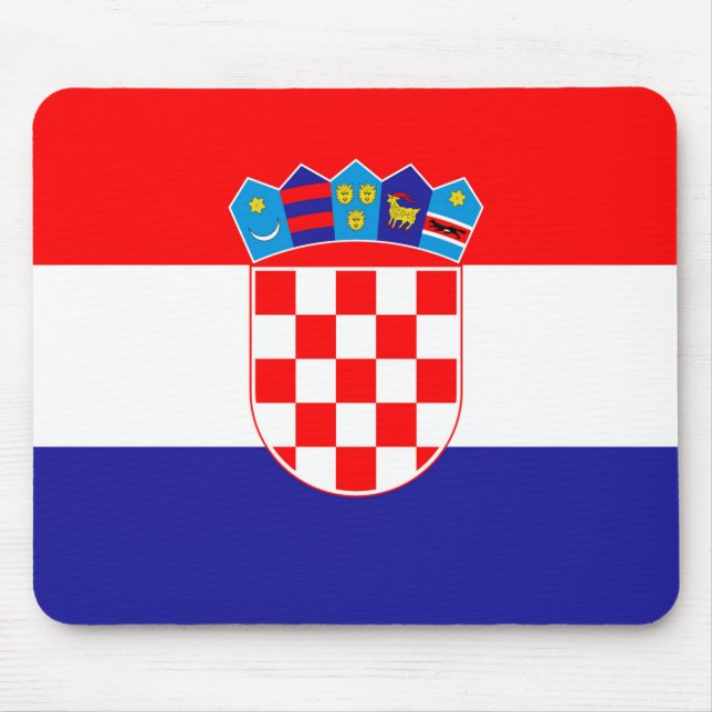 Croatia Flag Mouse Mat (Front)