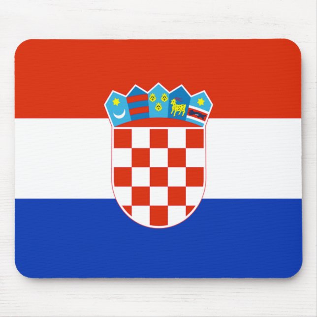 Croatia Flag Mouse Mat (Front)