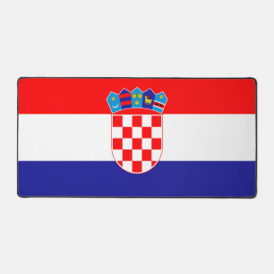 Croatia Flag National Pride Desk Mat