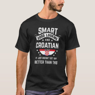 Croatia Flag Native Pride Croatia Croatian Roots T-Shirt
