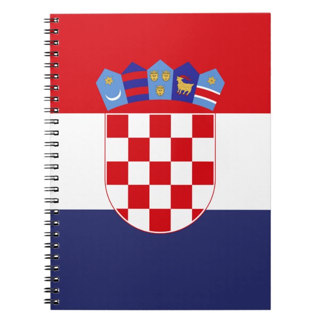 Croatia flag notebook (Front)