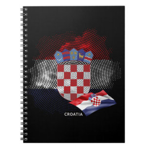 Croatia flag notebook
