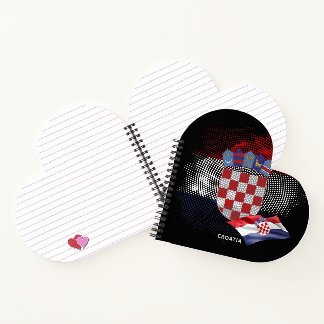 Croatia flag notebook (Inside)