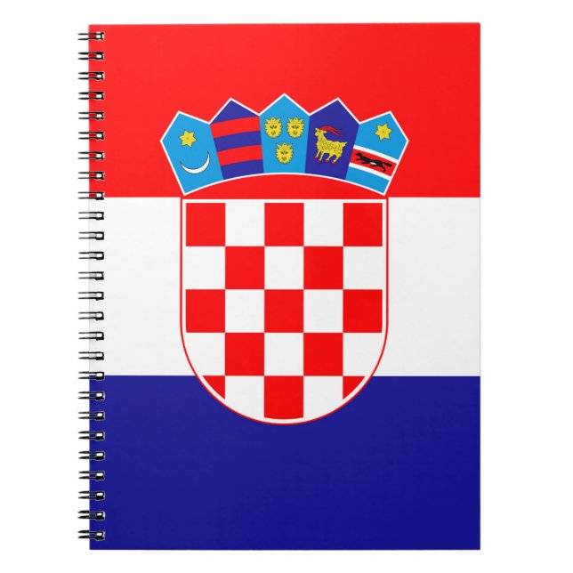 Croatia Flag Notebook (Front)