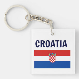 Croatia - Flag of Croatia Key Ring