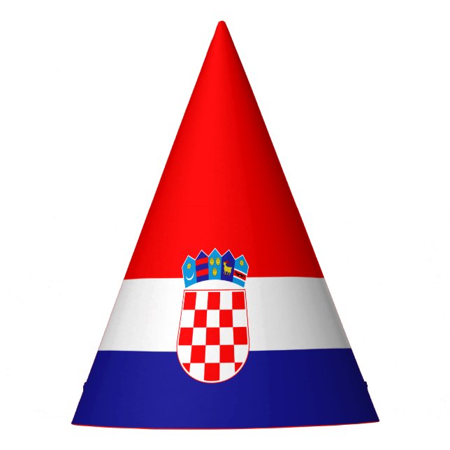 Croatia flag Party Hat (Front)
