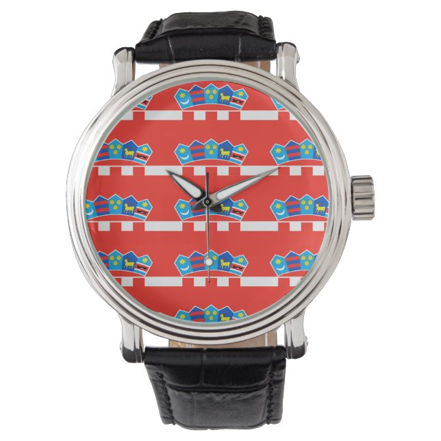 Croatia flag pattern watch (Front)