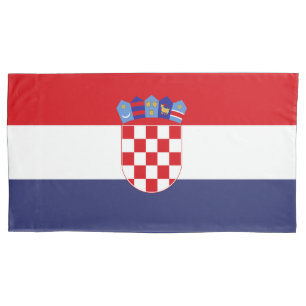 Croatia flag pillowcase
