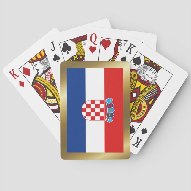 Croatia Flag Playing Cards (Back)