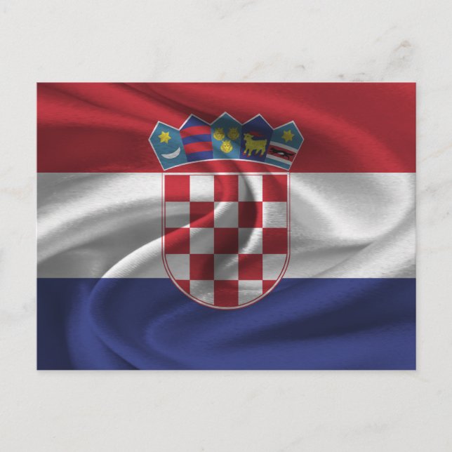 Croatia Flag Postcard (Front)