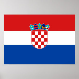 Croatia Flag Poster
