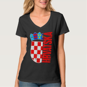 Croatia Flag Soccer Jersey Hrvatska Nogomet T-Shirt