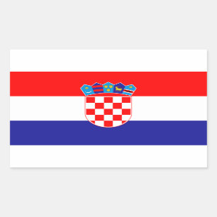 Croatia* Flag Sticker /Hrvatska zastava naljepnica