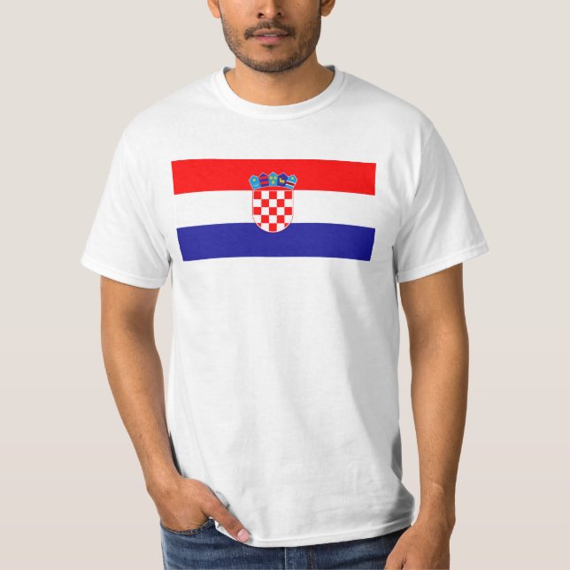 Croatia Flag T-Shirt (Front)