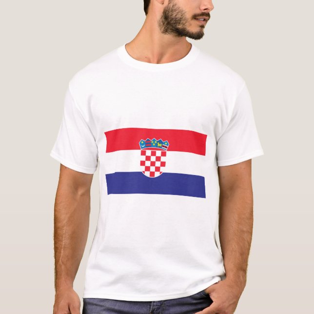 Croatia Flag T-Shirt (Front)
