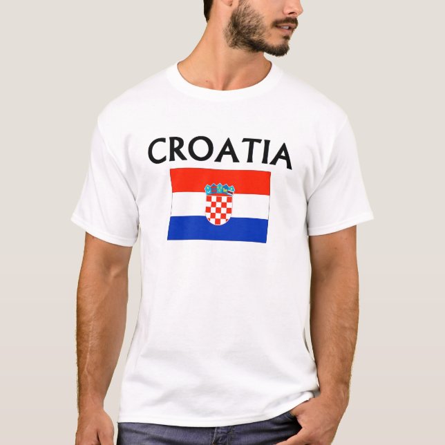 Croatia Flag T-Shirt (Front)