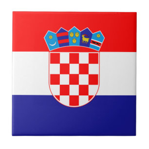 Croatia flag tile