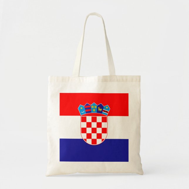 Croatia Flag Tote Bag (Front)