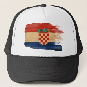 Croatia Flag Trucker Hat