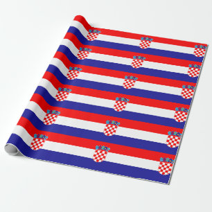 Croatia Flag Wrapping Paper