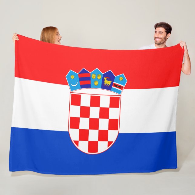 Croatia Fleece Blanket (In Situ)