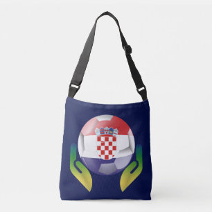 Croatia football in protected hands    crossbody bag