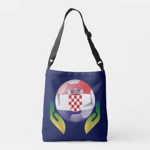 Croatia football in protected hands    crossbody bag