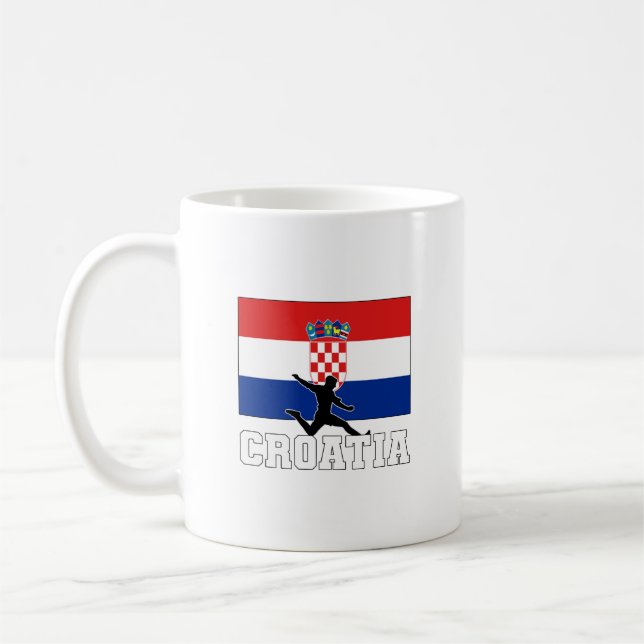 Croatia Football Soccer National Team Coffee Mug (Left)