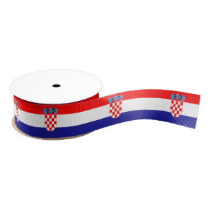 Croatia Grosgrain Ribbon