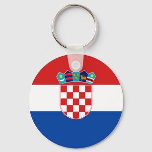 Croatia High quality Flag Key Ring
