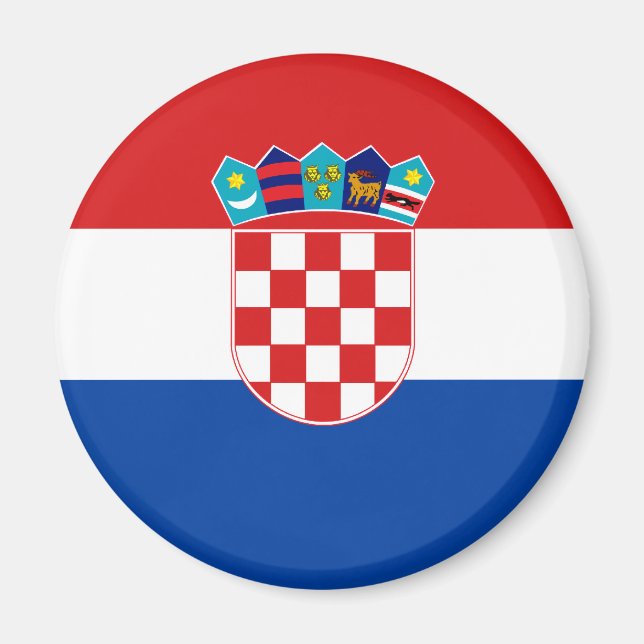 Croatia High quality Flag Magnet (Front)