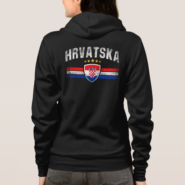 Croatia Hoodie (Back)