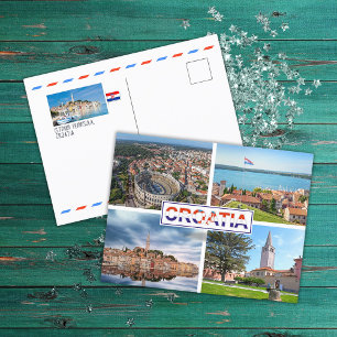 Croatia Hrvatska Adriatic Sea Istria Postcard