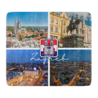 Croatia | Hrvatska | Zagreb | Capital of Croatia Cutting Board