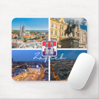 Croatia | Hrvatska | Zagreb | Capital of Croatia Mouse Mat