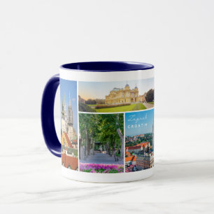 Croatia   Hrvatska   Zagreb   Capital of Croatia Mug