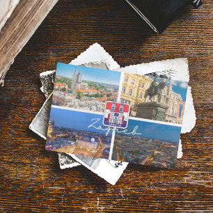 Croatia   Hrvatska   Zagreb   Capital of Croatia  Postcard