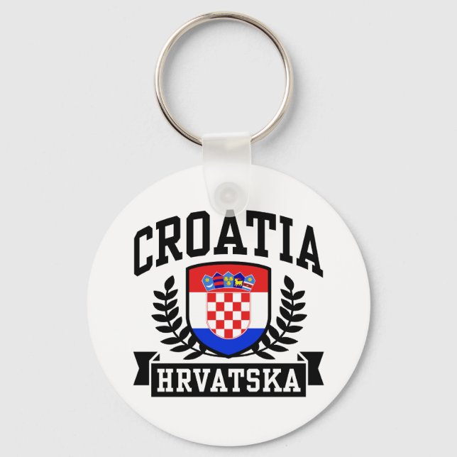 Croatia Key Ring (Front)