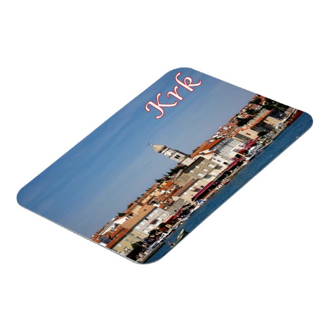 Croatia - Krk City - Veglia - Magnet (Left Side)