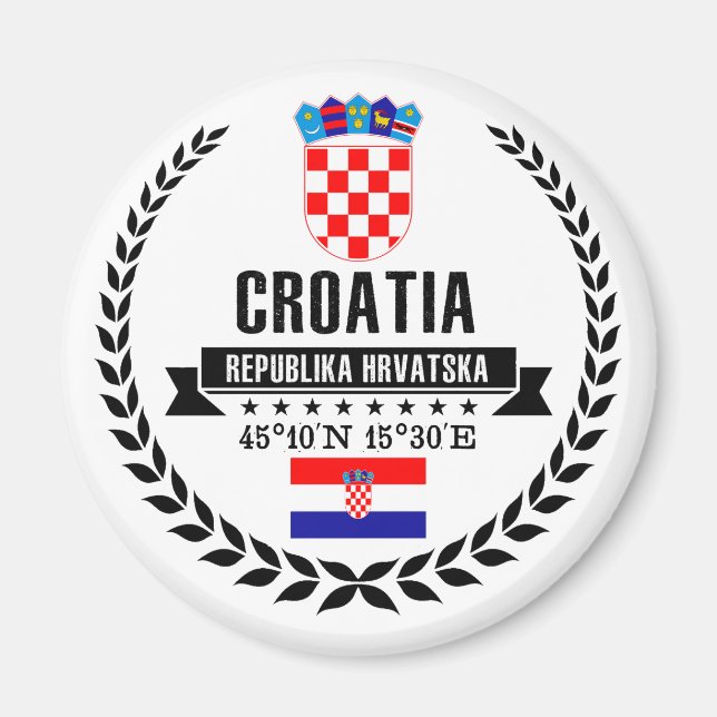 Croatia Magnet (Front)