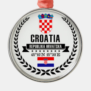 Croatia Metal Tree Decoration
