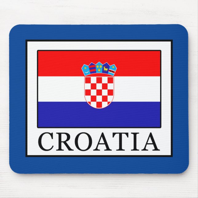 Croatia Mouse Mat (Front)