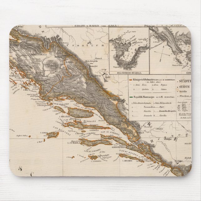 Croatia Mouse Mat (Front)