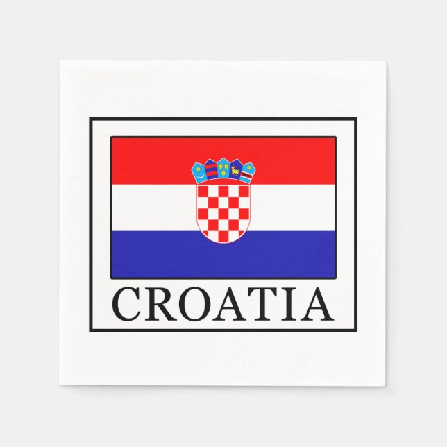 Croatia Napkin (Front)