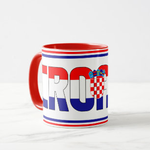 Croatia National Flag Patriotic Coffee Mug