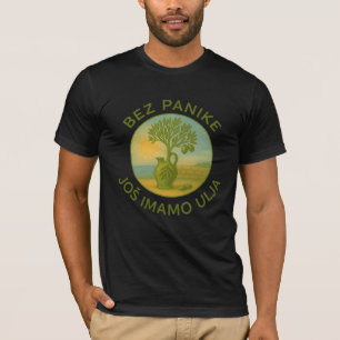 Croatia Olive Oil Vintage Label Art T-Shirt
