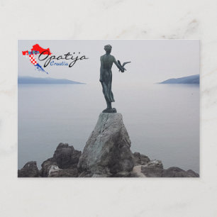 Croatia Opatija Postcard